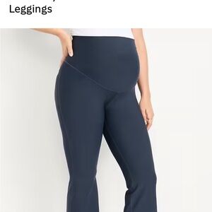 Old Navy Maternity Flare Leggings - Navy Blue bundle